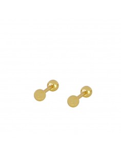 Piercing do ucha damski. Piercing srebrny z gładki firmy Nube Jewels.
