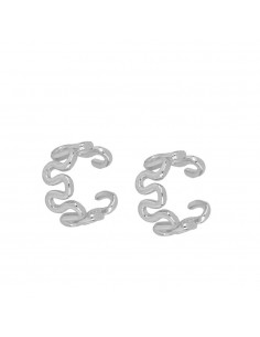 Nausznica damska srebrna firmy Nube Jewels.