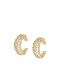 Nausznica damska srebrna firmy Nube Jewels.