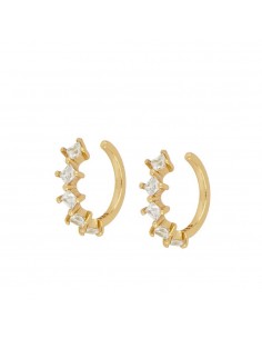 Nausznica damska srebrna firmy Nube Jewels.