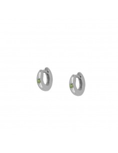 GREEN SORAYA SILVER PIERCING