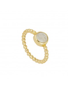 MOONSTONE YULES GOLD RING