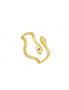 DOUBLE SNAKE GOLD RING