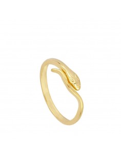 SIMPLE SNAKE GOLD RING