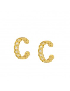 Nausznice srebrne damskie na górną lub centralną chrząstkę ucha. Nausznice srebrne marki Nube Jewels.