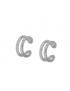 DOUBLE LINE SILVER EAR CUFF