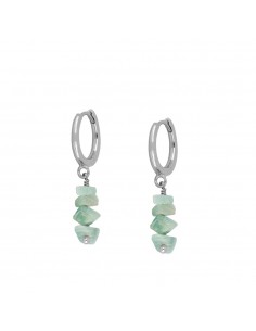 AMAZONITE NOAH SILVER EARRINGS