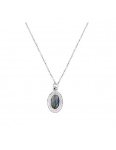 Łańcuszek srebrny z kamieniem naturalnym. Piękna biżuteria z Nube Jewels.