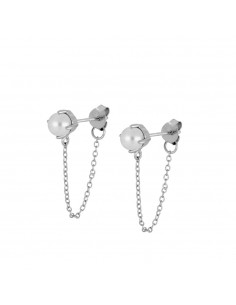PEARL DESIRE SILVER EARRINGS