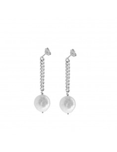 PEARL MARSELLA SILVER EARRINGS
