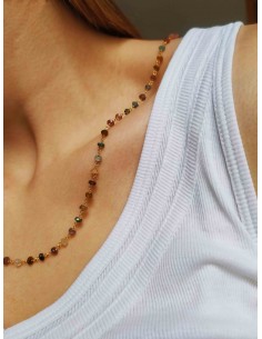 TOURMALINE KAL GOLD NECKLACE 2