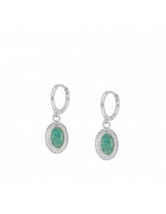 AMAZONITE ISLA SILVER EARRINGS