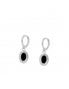 Pendientes con espinela. Pendientes de plata y piedra natural. Pendientes elegantes de Nube Jewels.