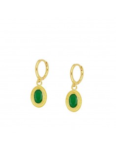 GREEN CHALCEDONY ISLA GOLD...