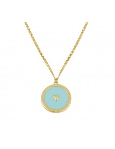 TURQUOISE SHE GOLD NECKLACE