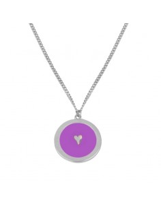 VIOLET SHE SILVER NECKLACE