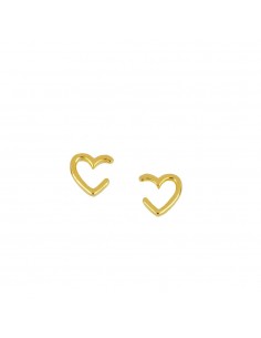 HALF HEART GOLD EAR CUFF