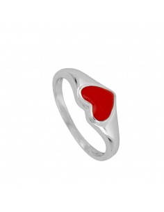 RED NIVES SILVER RING