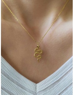 Naszyjnik z zawieszką w kształcie węża. Piękna biżuteria Nube Jewels. 2