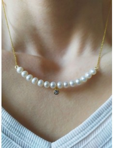 PEARL SAMANTHA GOLD NECKLACE 2