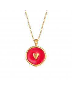RED LUSIA GOLD NECKLACE