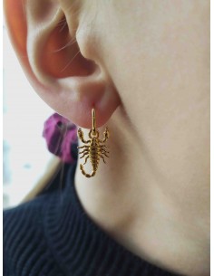 SCORPION GOLD EARRINGS 2