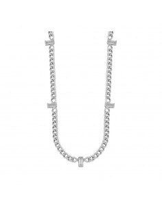 Naszyjnik z białą cyrkonią. Piękny i elegancki srebrny naszyjnik marki Nube Jewels.