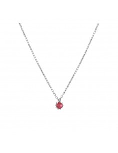 Naszyjnik z kolorową cyrkonią. Piękny i elegancki srebrny naszyjnik marki Nube Jewels.