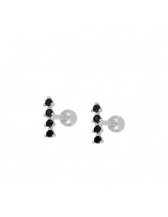 BLACK LINE SILVER PIERCING