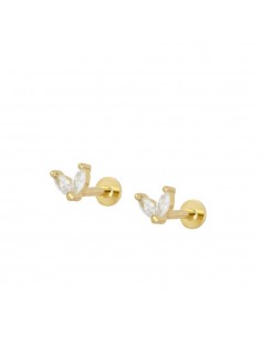 WHITE GRACE GOLD PIERCING