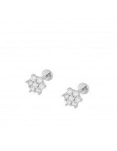 FLOWER SILVER PIERCING