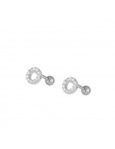 CIRCLE SILVER PIERCING
