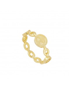 SMILE & STAR GOLD RING