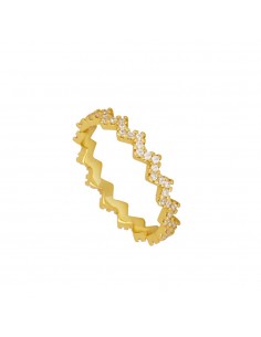 ZIGZAG GOLD RING