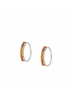 Piercing kółko z cyrkonią. Piercing kółko srebrny firmy Nube Jewels.