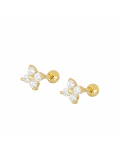 WHITE MILA GOLD PIERCING