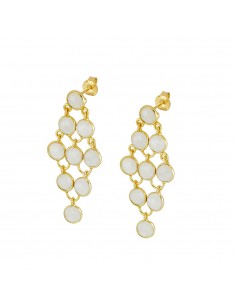 MOONSTONE ROYAL GOLD EARRINGS
