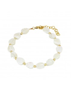 LEAF NACRE GOLD BRACELET
