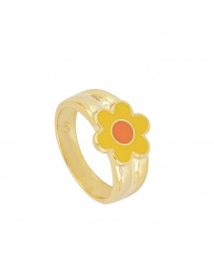YELLOW MARGARITA GOLD RING