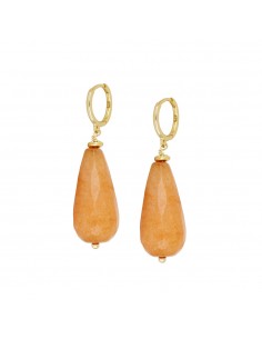 ORANGE MEL GOLD EARRINGS