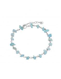 Bransoletka z kamieni naturalnych damska. Biżuteria srebrna marki Nube Jewels. Bransoletka z minerałów.