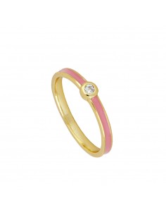 PINK SOLO GOLD RING
