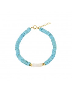 SÍ TURQUOISE GOLD BRACELET