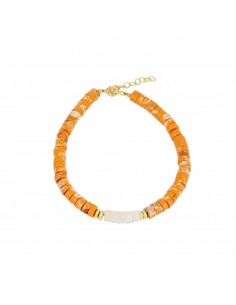 SÍ ORANGE GOLD BRACELET