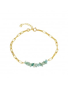 NOAH AMAZONITE GOLD BRACELET