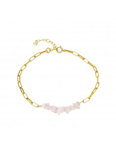 Bransoletka srebrna z kwarcem. Bransoletka dla kobiet od Nube Jewels.