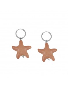 BEIGE HI SILVER EARRINGS