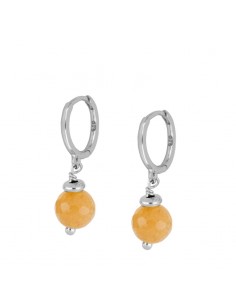 ORANGE HUGO SILVER EARRINGS