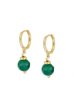 GREEN HUGO GOLD EARRINGS