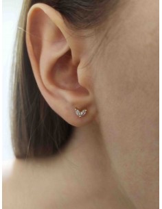 WHITE GRACE GOLD EARRINGS 2